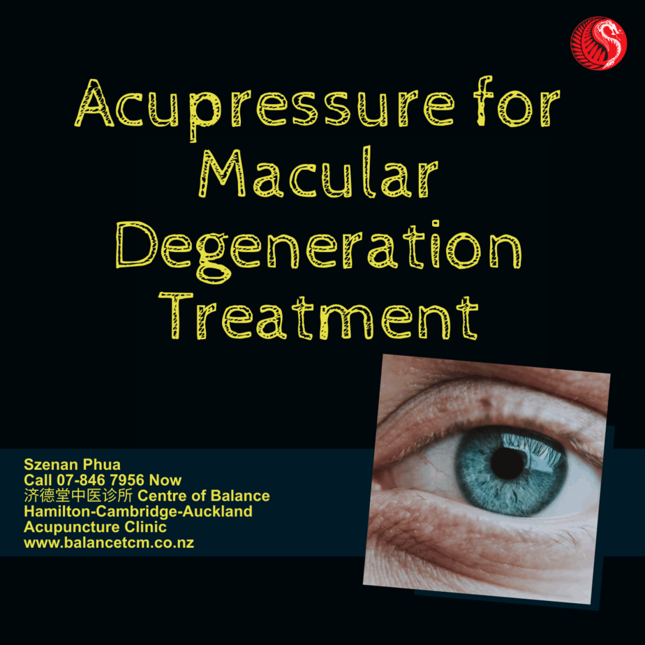 Acupressure for Macular Degeneration