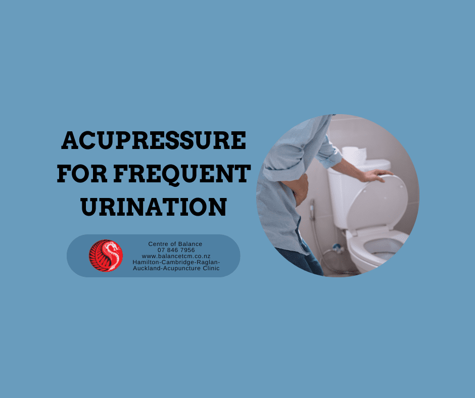 Acupoints for frequent urination