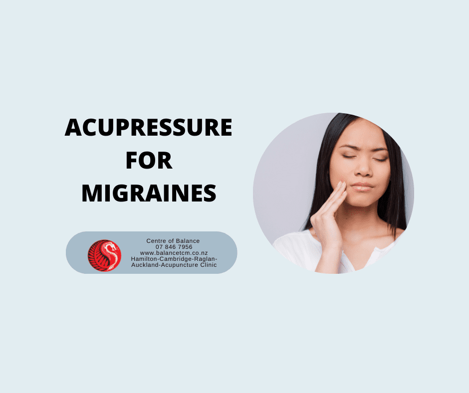 Acupressure for migraines