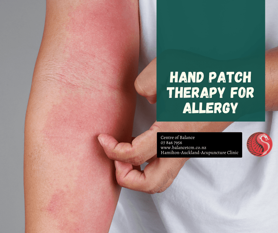hand patch therapy for allergy