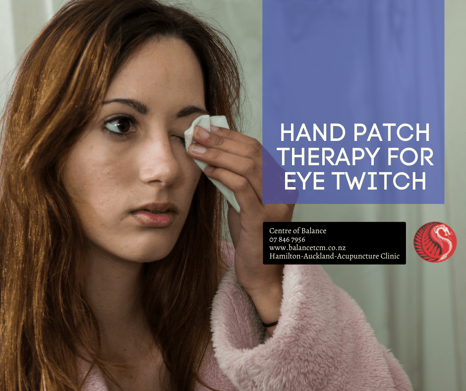 hand patch therapy for eye twitch