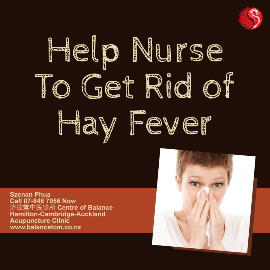Help nurse to get rid of Hayfever