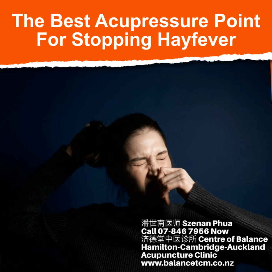 Acupressure Point For Stoping Hayfever