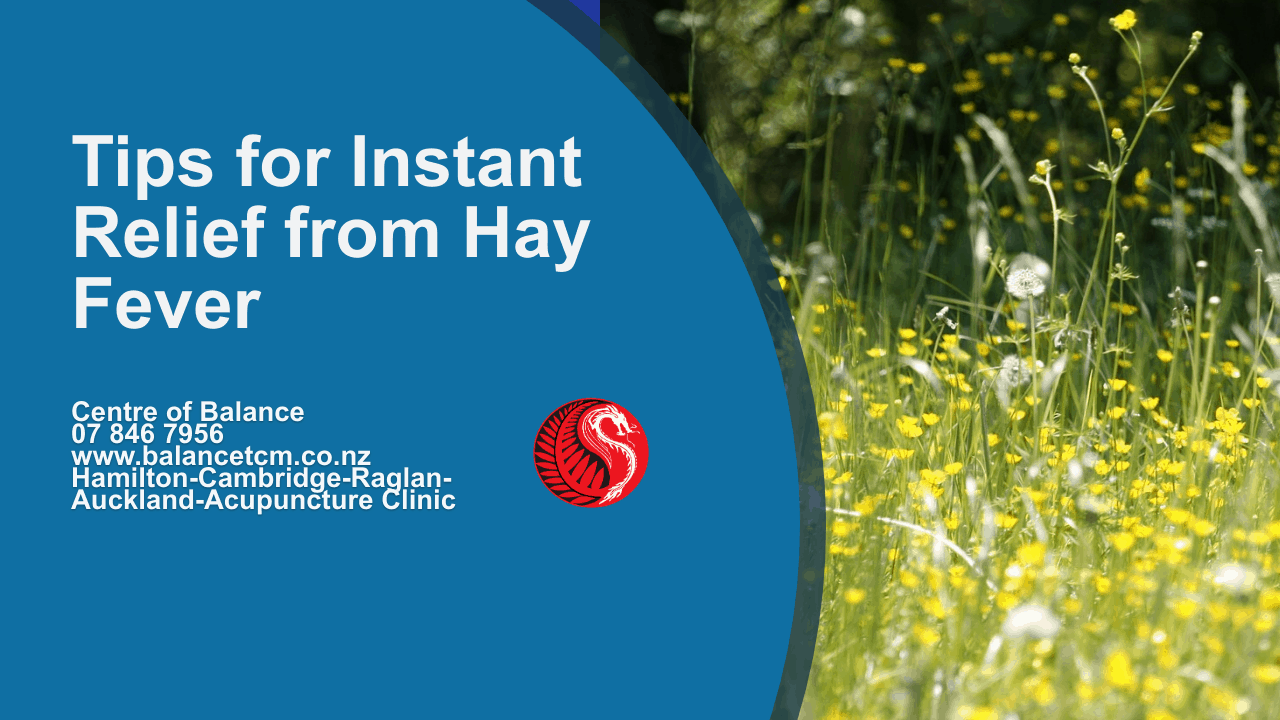 Acupoints for Hay Fever
