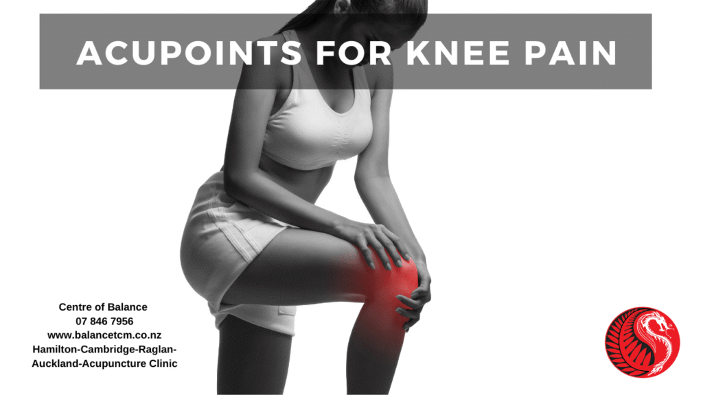 Acupoints for knee pain