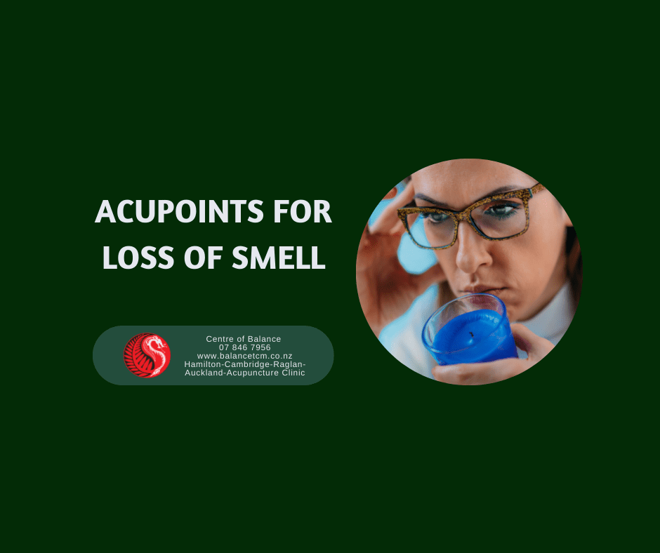 Acupoints for Loss of Smell