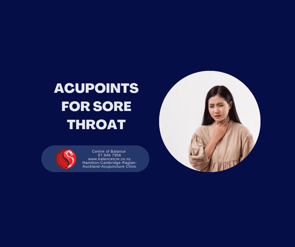 Acupressure Points for Sore throat