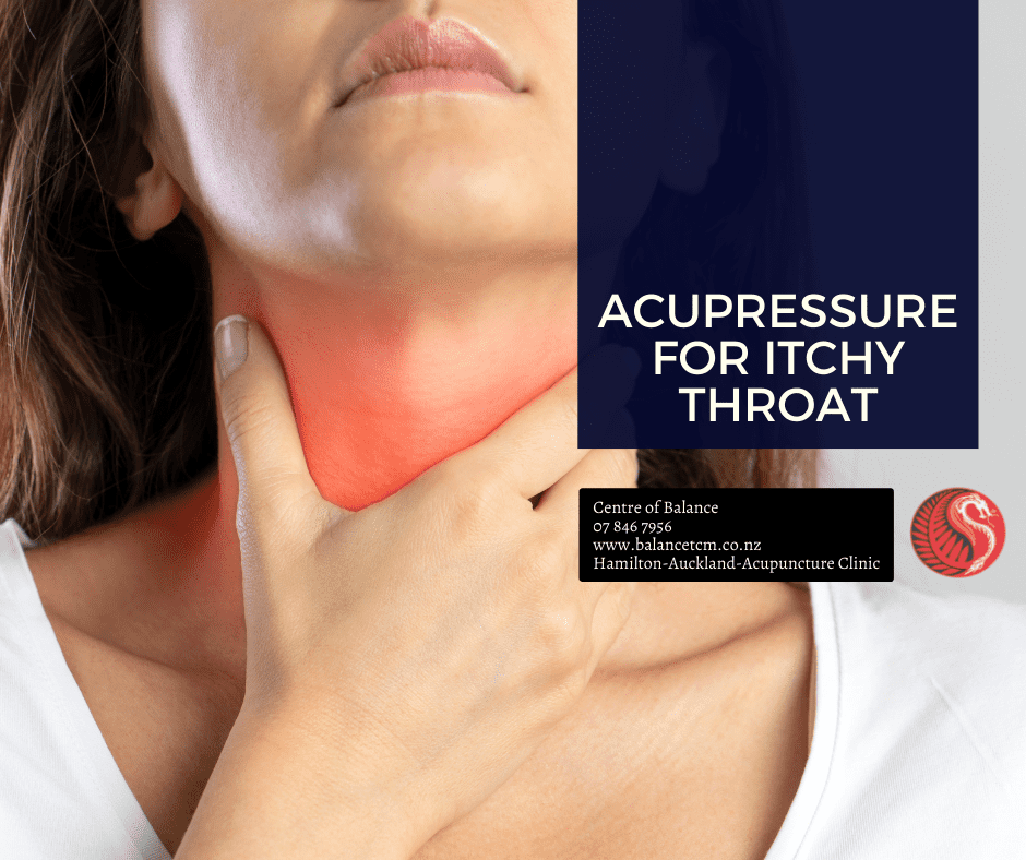 Acupressure for Itchy Throat