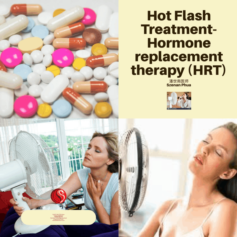 Hot flashes - hormone replacement therapy