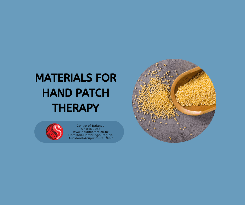 Materials for Hand Patch Therapy