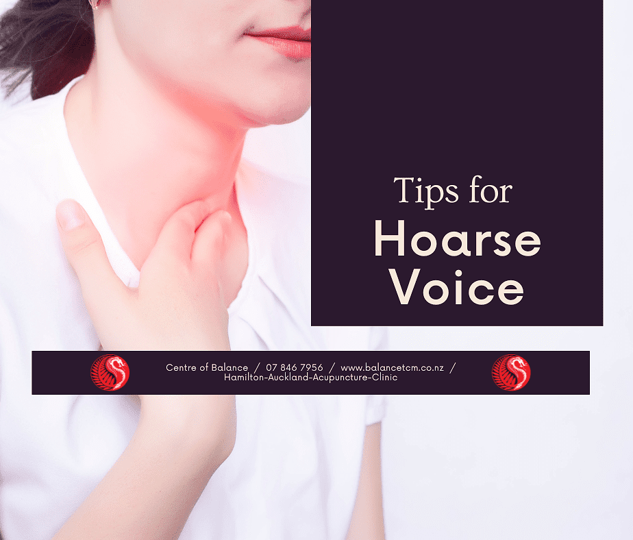Tips for Hoarse Voice